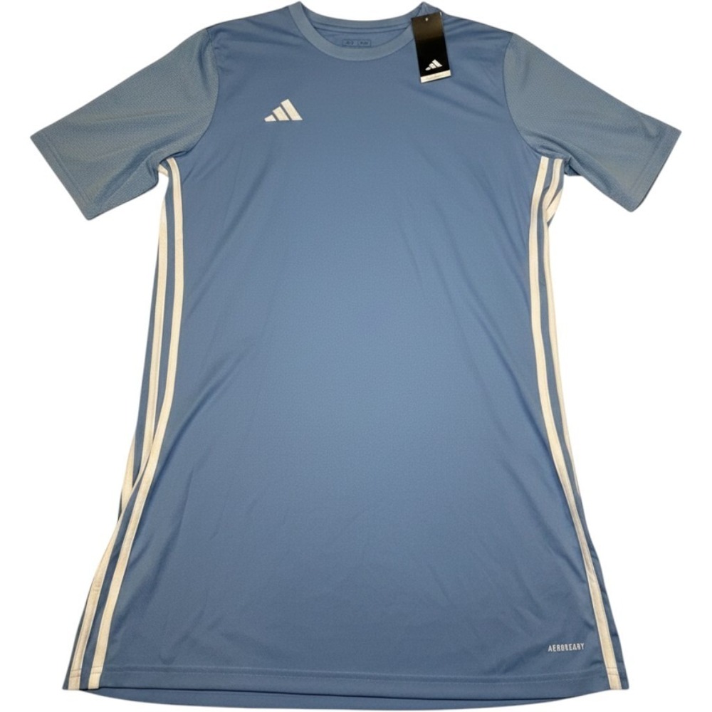 Adidas Aeroready Soccer Jersey Men's Large Blue Slim Fit Training Shirt NWT
